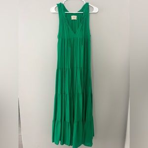 9 Seed Lighthouse Maxi Dress Green, S/P